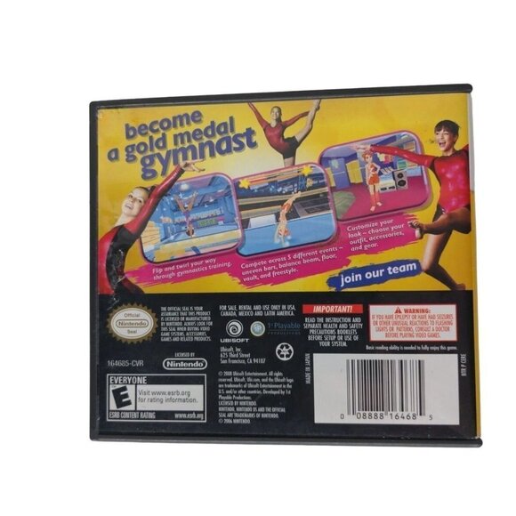 Ener-G Gym Rockets Nintendo DS Game Case Manual 2008 - Picture 2 of 3